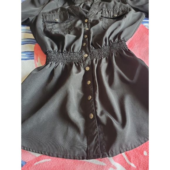 Small- Black 2B Bebe Blouse - Picture 4 of 5